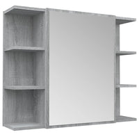 Mobile da Bagno Grigio Sonoma 80x20,5x64cm in Legno Multistratocod mxl 103723