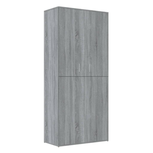 Scarpiera Grigio Sonoma 80x39x178 cm in Legno Multistrato cod mxl 48070