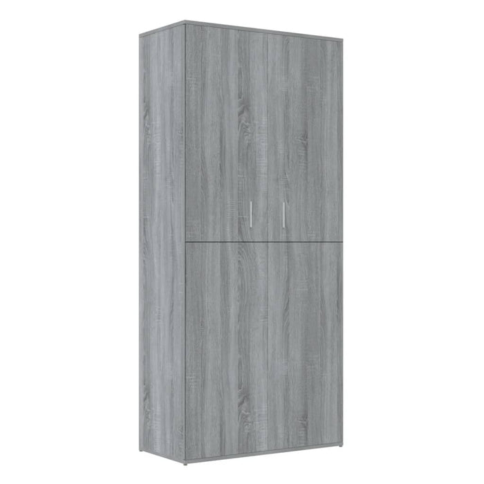 Scarpiera Grigio Sonoma 80x39x178 cm in Legno Multistrato cod mxl 48070