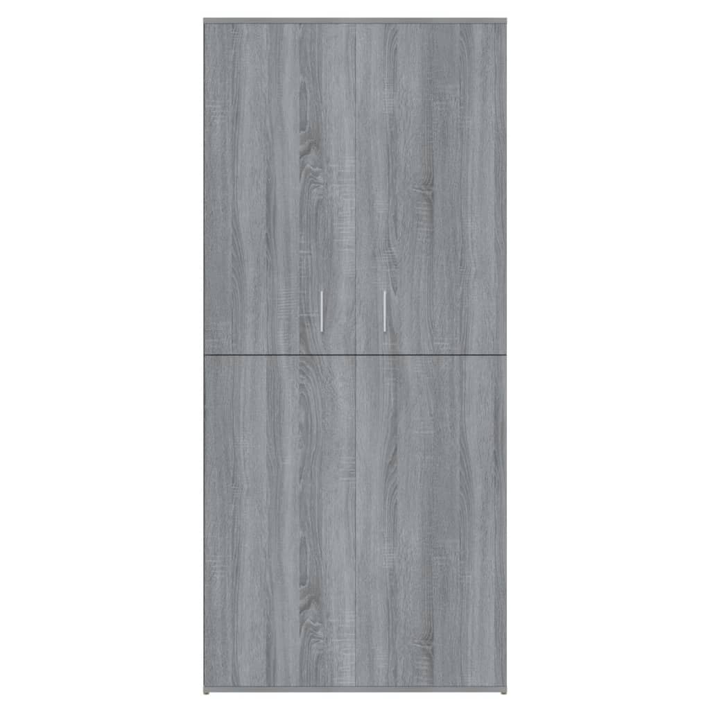 Scarpiera Grigio Sonoma 80x39x178 cm in Legno Multistrato cod mxl 48070