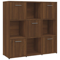 Libreria Rovere Marrone 90x30x90 cm in Legno Multistrato 815551