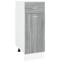 Mobile con Cassetto Grigio Sonoma 30x46x81,5 Legno Multistrato cod mxl 70889