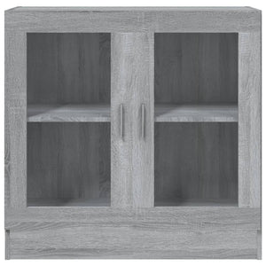 Mobile Vetrina Grigio Sonoma 82,5x30,5x80 cm Legno Multistrato cod mxl 23468