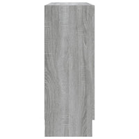 Mobile Vetrina Grigio Sonoma 82,5x30,5x80 cm Legno Multistrato cod mxl 23468