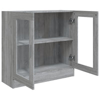 Mobile Vetrina Grigio Sonoma 82,5x30,5x80 cm Legno Multistrato cod mxl 23468