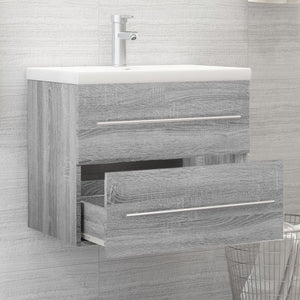 Mobile Lavabo Grigio Sonoma 60x38,5x48 cm in Legno Multistrato 815643