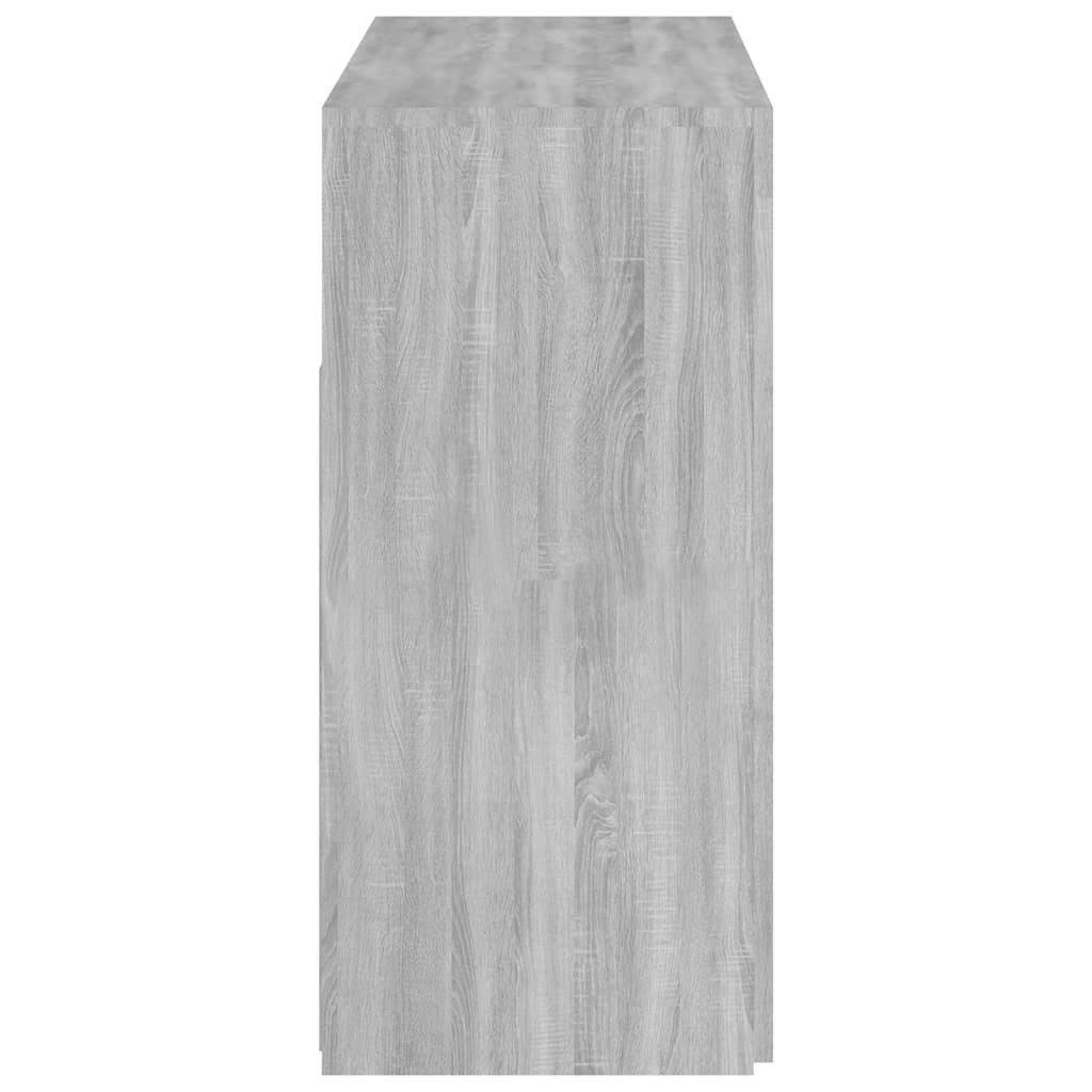 Credenza con Luci LED Grigio Sonoma 115,5x30x75 cm cod mxl 25017