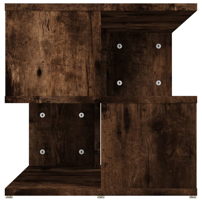 Tavolino da Salotto Rovere Fumo 40x40x40cm in Legno Multistrato cod mxl 24287