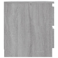 Comodino Grigio Sonoma 50x39x43,5 cm in Legno Multistrato cod mxl 30373