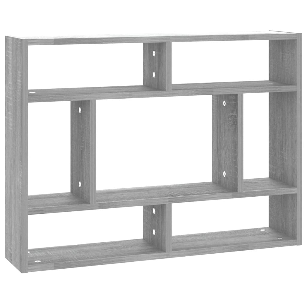 Mensola a Muro Grigio Sonoma 75x16x55 cm in Legno Multistrato cod mxl 33340