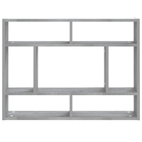 Mensola a Muro Grigio Sonoma 75x16x55 cm in Legno Multistrato cod mxl 33340