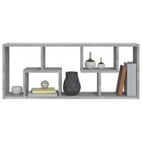 Mensola a Muro Grigio Sonoma 36x16x90 cm in Legno Multistrato 815847