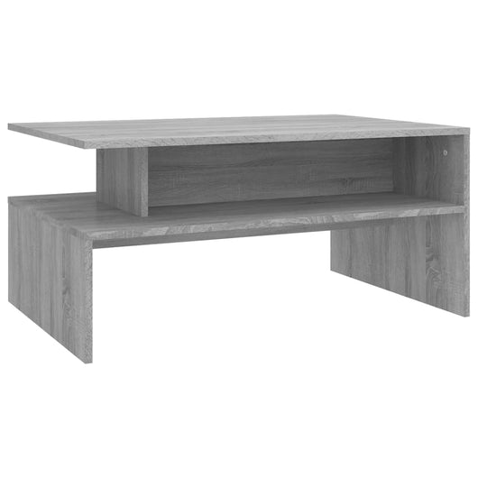 Tavolino Salotto Grigio Sonoma 90x60x42,5 cm Legno Multistrato 815856