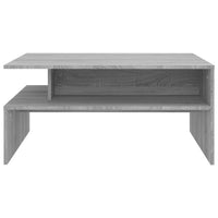 Tavolino Salotto Grigio Sonoma 90x60x42,5 cm Legno Multistrato cod mxl 18583