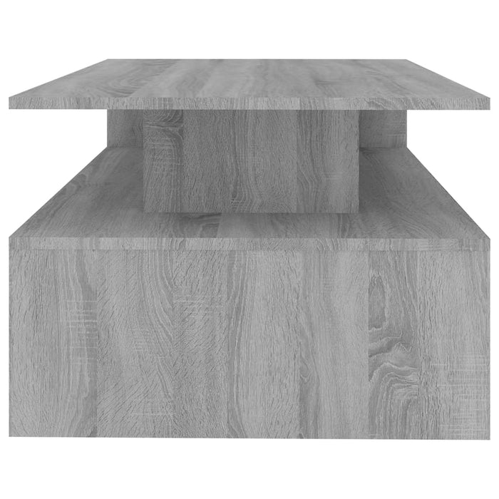 Tavolino Salotto Grigio Sonoma 90x60x42,5 cm Legno Multistrato cod mxl 18583