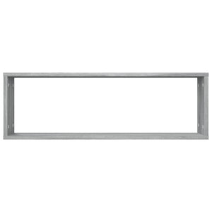 Mensole Cubo Muro 2 Grigio Sonoma 80x15x26,5 Legno Multistrato 815918