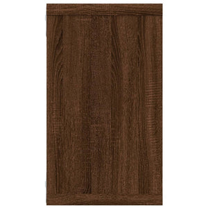 Mensole Muro Cubo 4 Rovere Marrone 80x15x26,5 Legno Multistrato 815922