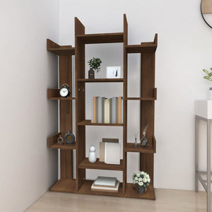 Libreria Rovere Marrone 86x25,5x140 cm in Legno Multistrato cod mxl 23958