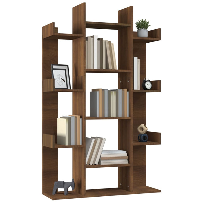 Libreria Rovere Marrone 86x25,5x140 cm in Legno Multistrato cod mxl 23958