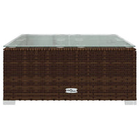 Set Divani da Giardino 6 pz con Cuscini in Polyrattan Marrone 3101491