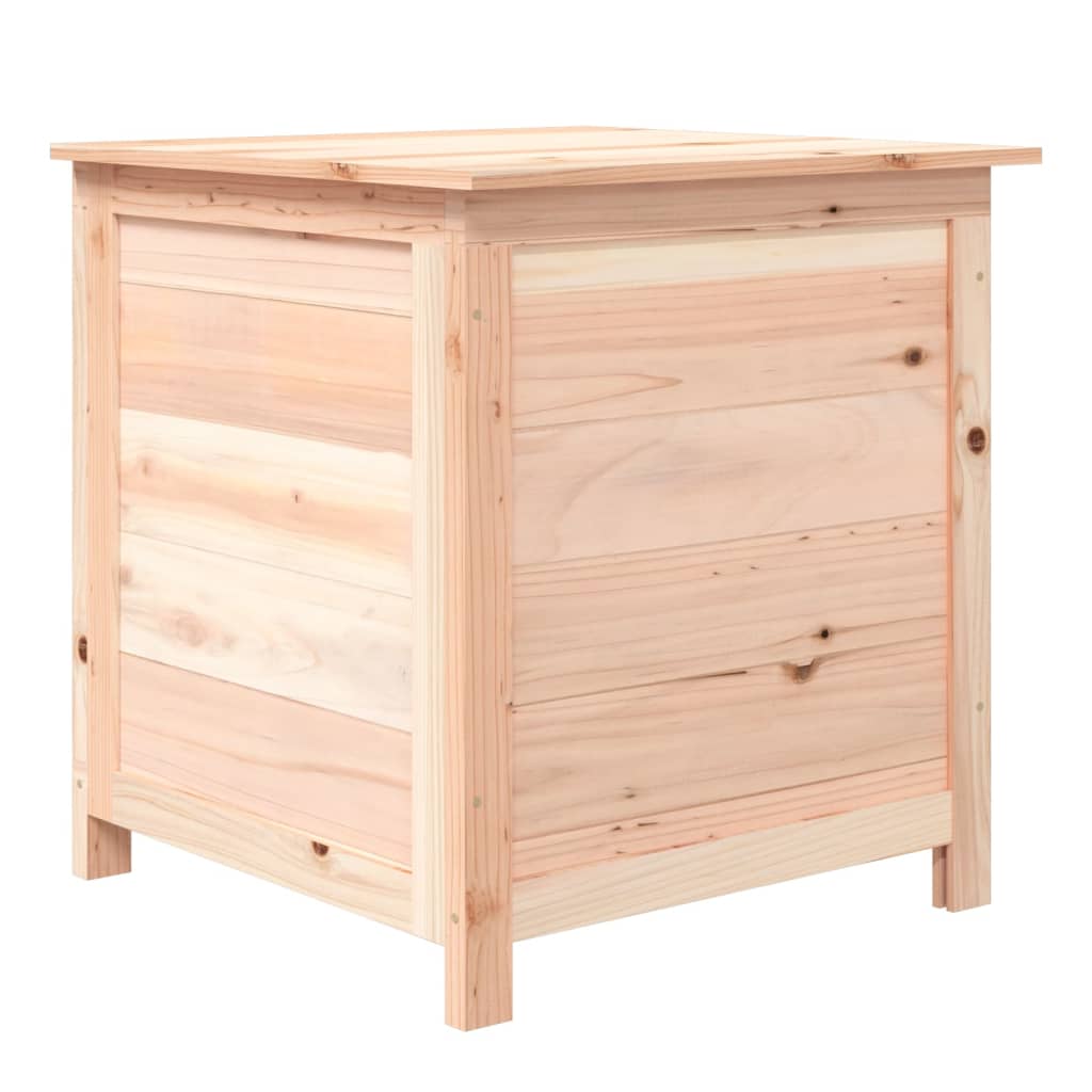 Scatola per Cuscini da Esterno 50x50x56cm Legno Massello Abete 152162