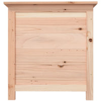 Scatola per Cuscini da Esterno 50x50x56cm Legno Massello Abete cod mxl 72762