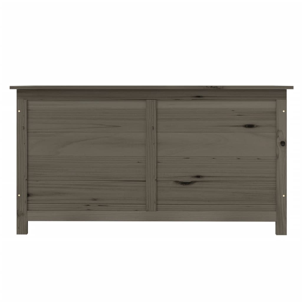 Scatola Cuscini Antracite 100x50x56 cm Legno Massello di Abete 152168