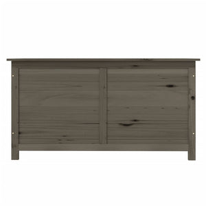 Scatola Cuscini Antracite 100x50x56 cm Legno Massello di Abete 152168