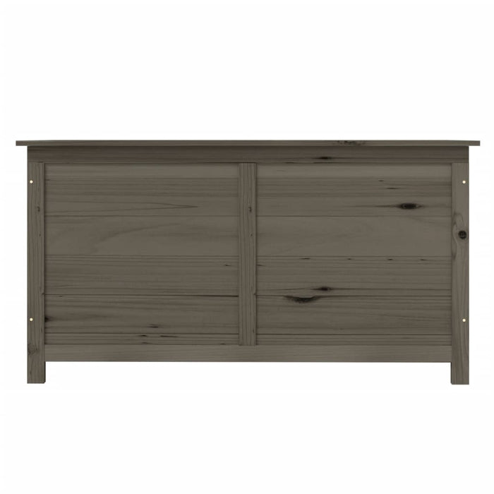 Scatola Cuscini Antracite 100x50x56 cm Legno Massello di Abete 152168