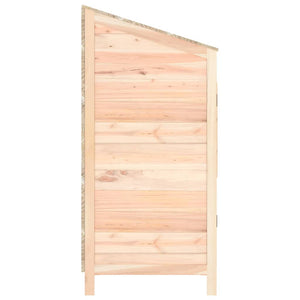 Capanno da Giardino 55x52x112 cm in Legno Massello di Abete cod mxl 65808