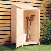 Capanno da Giardino 55x52x112 cm in Legno Massello di Abete cod mxl 65808