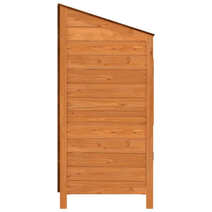 Capanno da Giardino Marrone 55x52x112cm Legno Massello di Abete cod mxl 65820