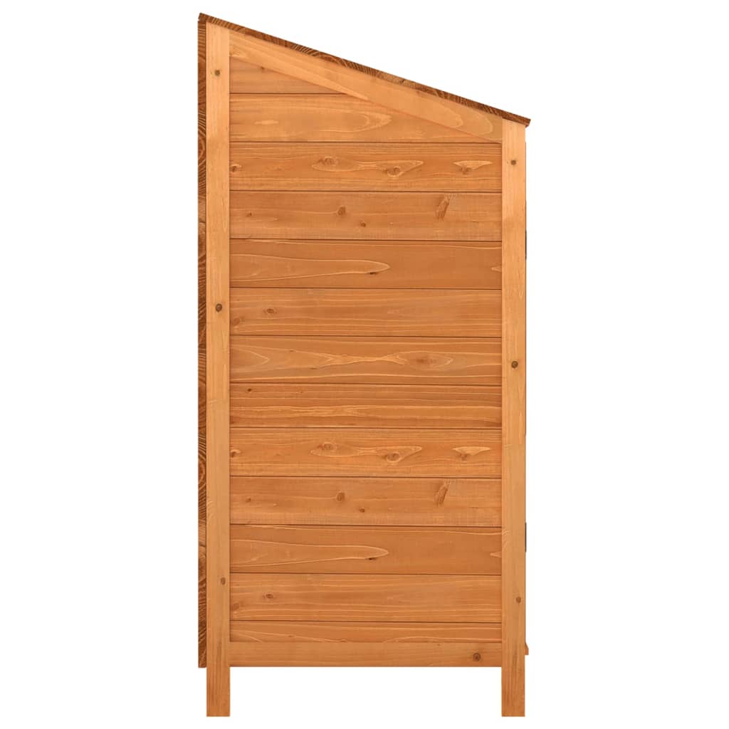 Capanno da Giardino Marrone 102x52x112 cm Legno Massello Abete 152185