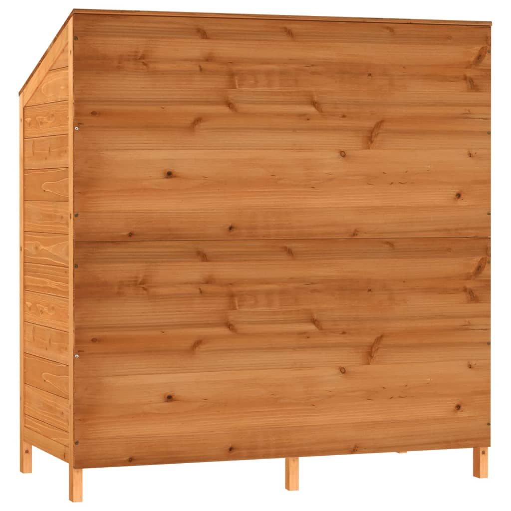 Capanno da Giardino Marrone 102x52x112 cm Legno Massello Abete 152185