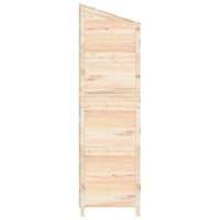 Capanno da Giardino 55x52x174,5 cm in Legno Massello di Abete cod mxl 65803