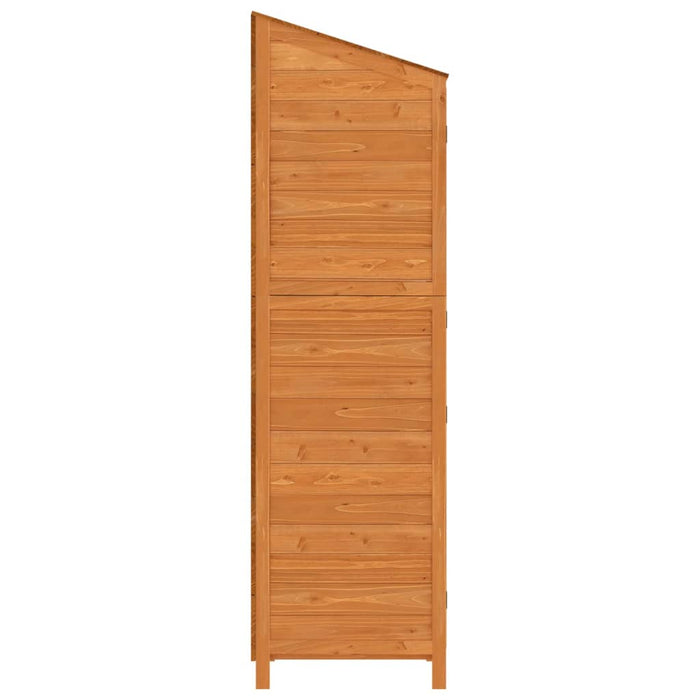 Capanno da Giardino Marrone 55x52x174,5 cm Legno Massello Abete cod mxl 42222