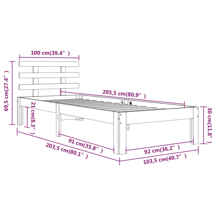 Giroletto in Legno Massello 100x200 cm cod mxl 55224