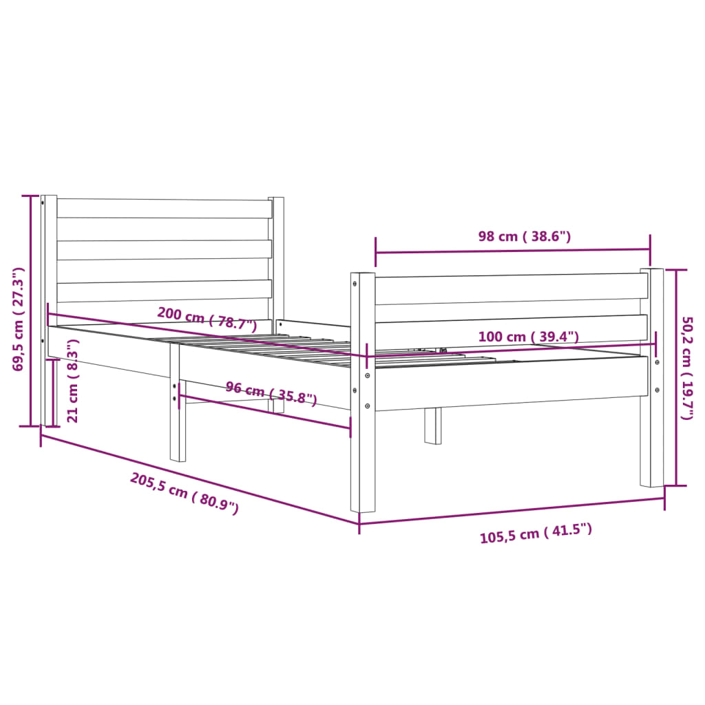 Giroletto in Legno Massello 100x200 cm cod mxl 56944