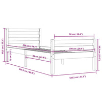 Giroletto in Legno Massello 100x200 cm cod mxl 56944