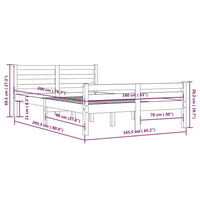 Giroletto Miele in Legno Massello 160x200 cm cod mxl 63988