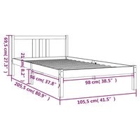 Giroletto Bianco in Legno Massello 100x200 cm cod mxl 53925