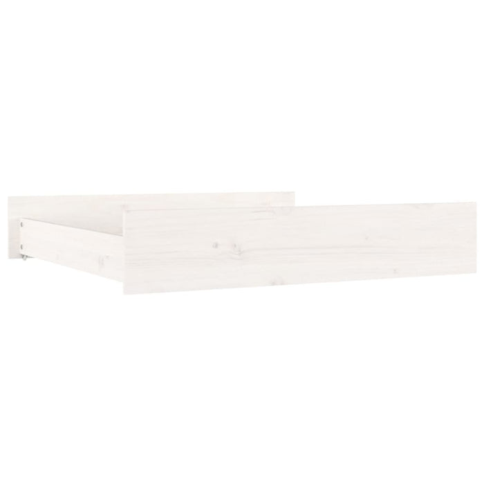 Cassetti per Letto 2 pz in Legno Massello di Pino Bianco cod mxl 78047