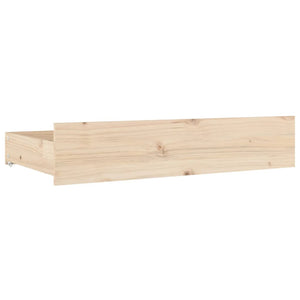 Cassettoni da Letto 4 pz in Legno Massello di Pino 814994