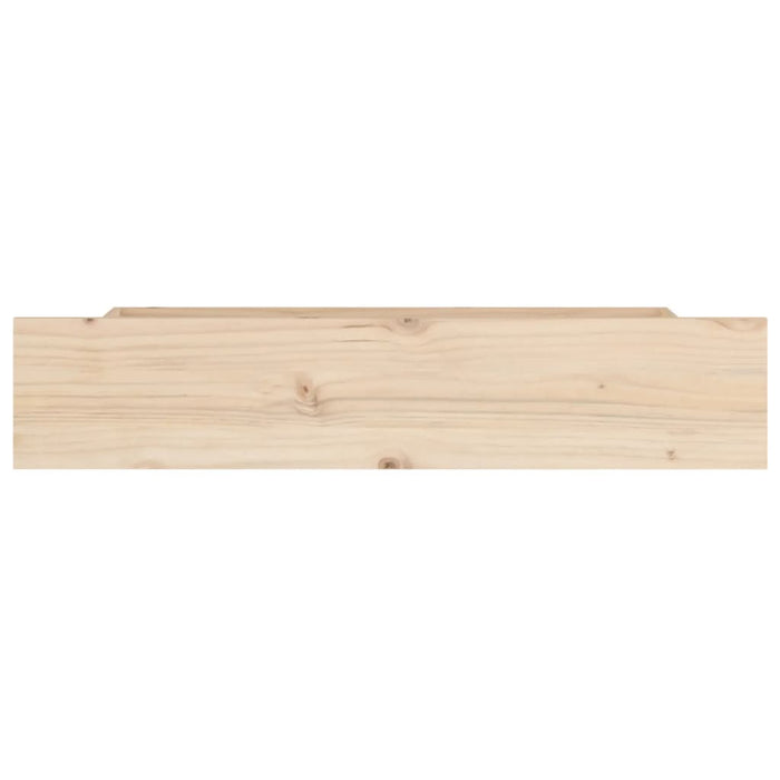 Cassettoni da Letto 4 pz in Legno Massello di Pino 814994