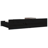 Cassettoni da Letto 4 pz in Legno Massello di Pino Nero cod mxl 71700