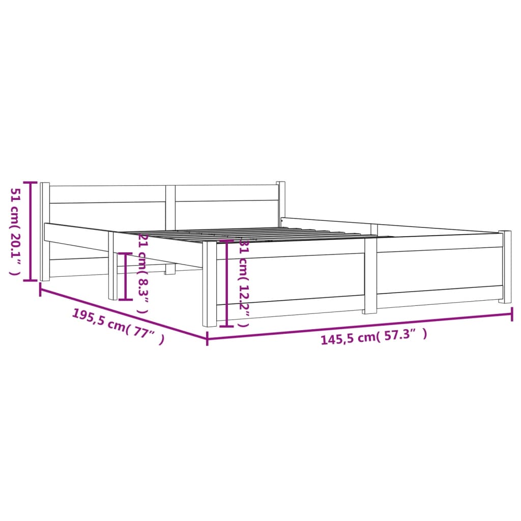 Giroletto in Legno Massello 140x190 cm cod mxl 61332