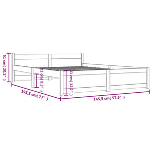 Giroletto in Legno Massello 140x190 cm 815024