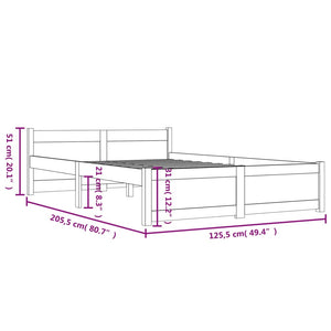 Giroletto Bianco in Legno Massello 120x200 cm cod mxl 60357