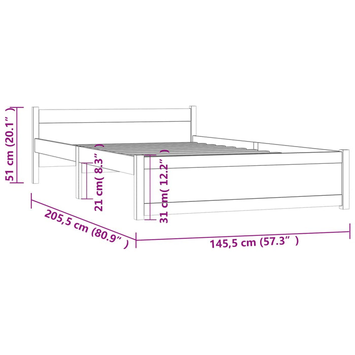 Giroletto in Legno Massello 140x200 cm cod mxl 46280