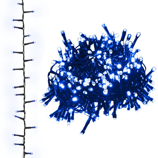 Stringa LED Compatta con 1000 Luci LED Blu 25 m PVC 343261